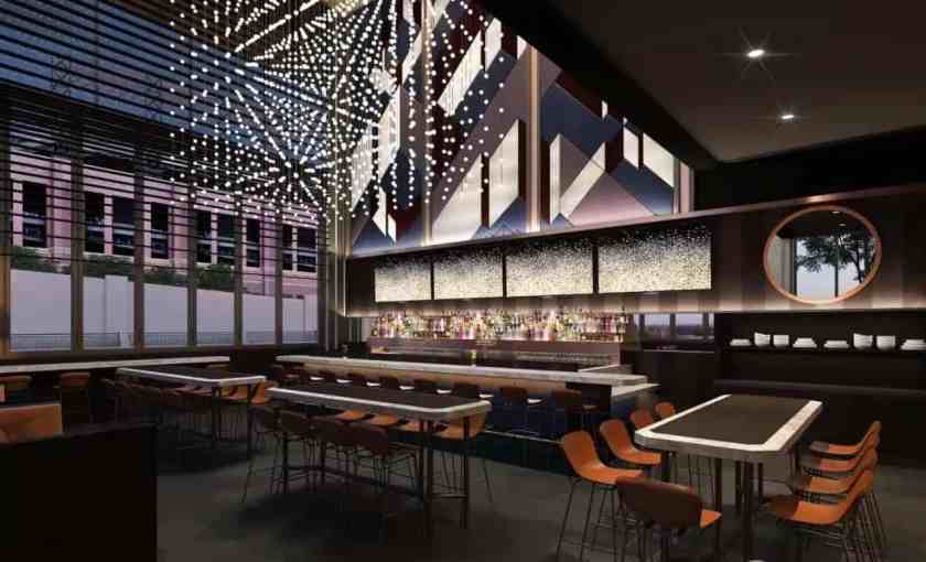 The Rally Hotel Dining Room