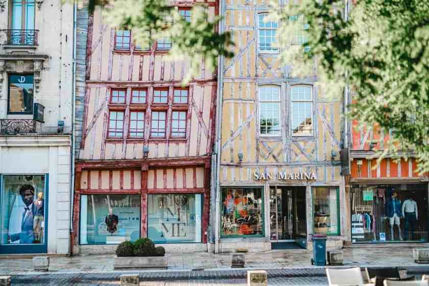 Troyes City in Champagne, France